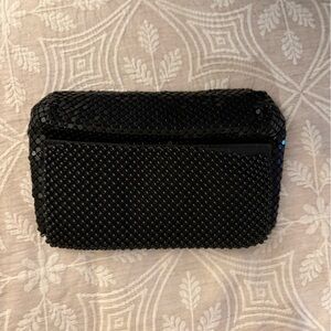 Source Unknown Black Sequin Cosmetic Bag